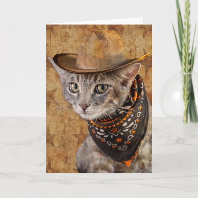 Wild West Kitty Carte pour notes (Devant)
