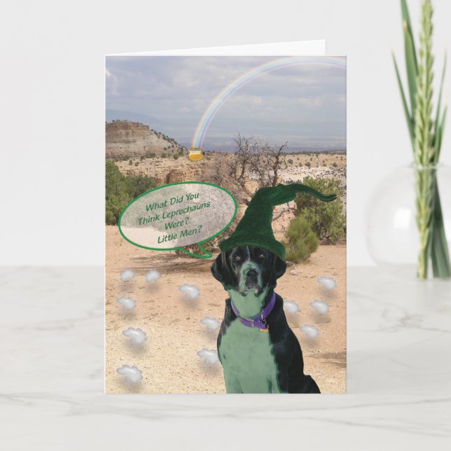 Wild West Leprechaun Card (Front)
