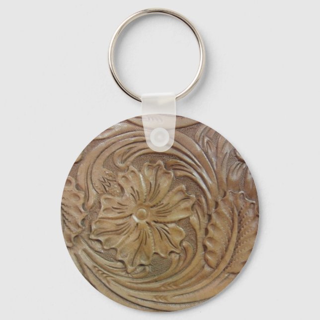 Wild West Rose Keychain (Front)