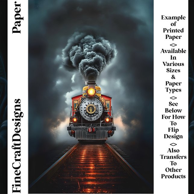 Wild West Steampunk Loco Train CJ6 Papier à scanda (Créateur téléchargé)