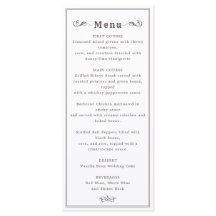 Wild West vintage longhorn crâne menu mariage