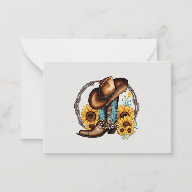 Wild West Wanderering : Une Carte de remerciements (Devant)