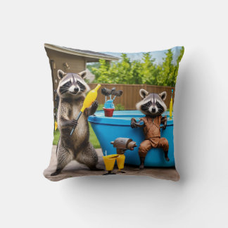 Wild & Wet : Coussins de la fête de la piscine ani