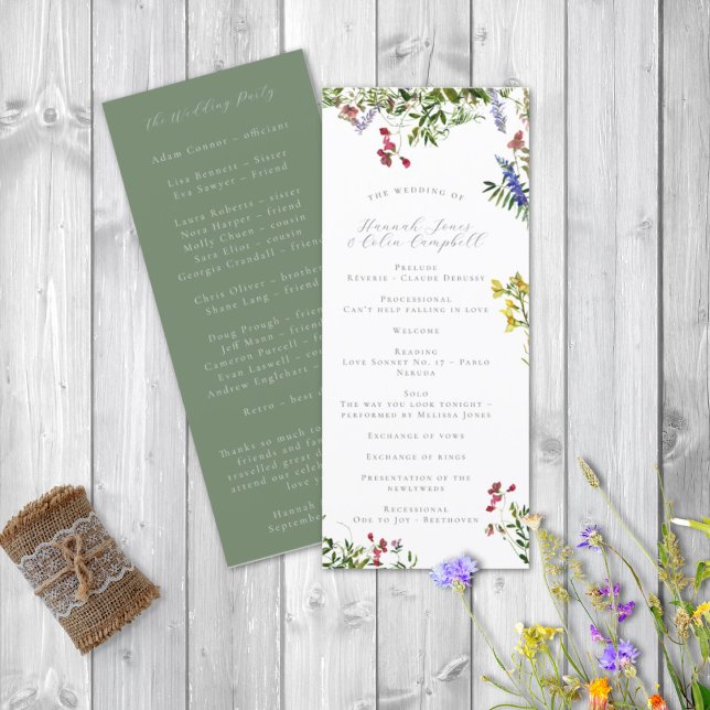 Wild Whimsical Blooms & Greenery Program (Creator Uploaded)