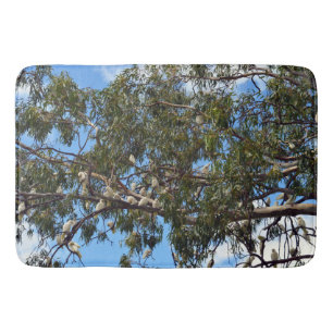 Wild White Australian Cockatoos, Bath Mat
