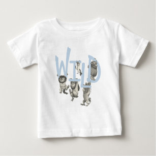 WILD   Wild Things and Max - Blue Baby T-Shirt