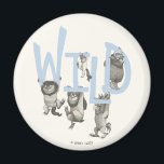 WILD | Wild Things and Max - Blue Magnet<br><div class="desc">In the forty years since Max first cried "Let the Wild Rumpus Start, " Maurice Sendak's classic picture book Where the Wild Things Are has become one of the most highly acclaimed and best-loved children's books of all time.</div>