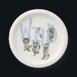 WILD | Wild Things and Max - Blue Paper Plate<br><div class="desc">In the forty years since Max first cried "Let the Wild Rumpus Start, " Maurice Sendak's classic picture book Where the Wild Things Are has become one of the most highly acclaimed and best-loved children's books of all time.</div>