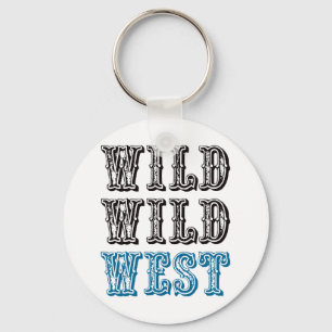 Wild Wild West! - Blue Keychain