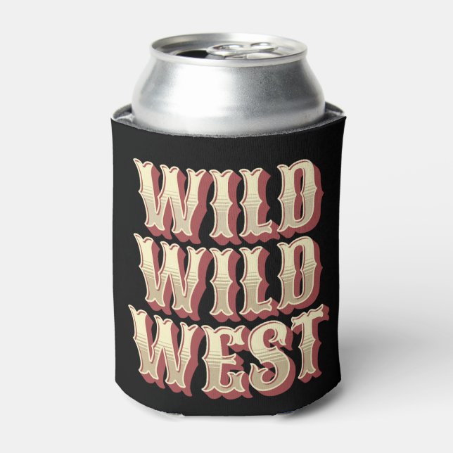 Wild Wild West Can Cooler (Can Front)