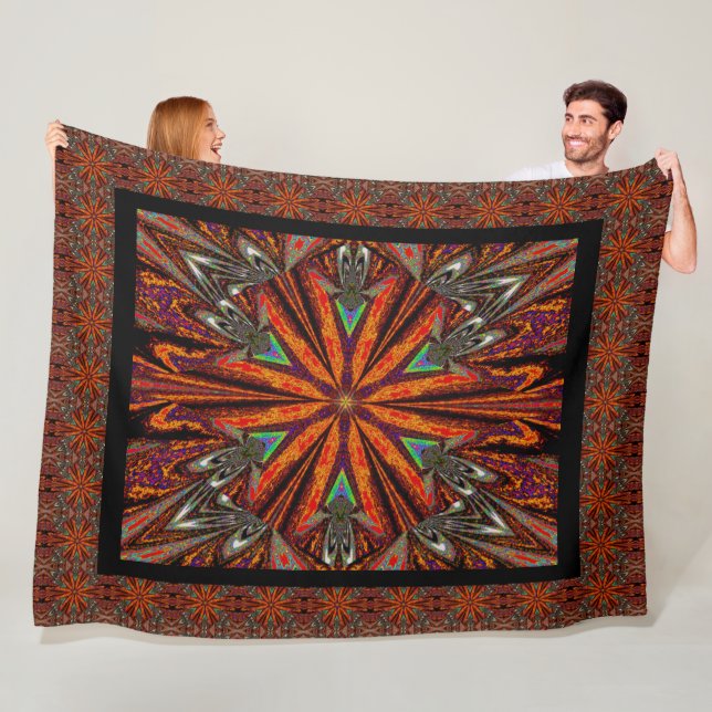 Wild Wildflowers 2 Fleece Blanket (In Situ)