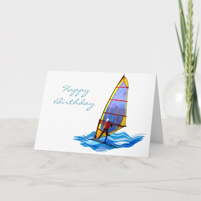 Wild Windsurfer Card (Front)