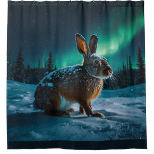 Wild Winter Hare & Aurora Wildlife Design