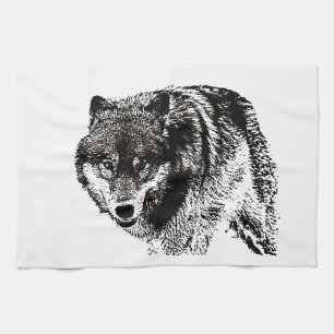 Wild Wolf Kitchen Towel