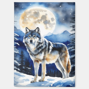 Wild Wolf Magnet