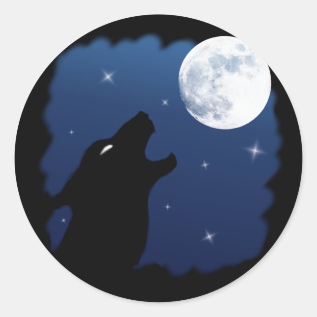 Wild Wolf Sticker (Front)