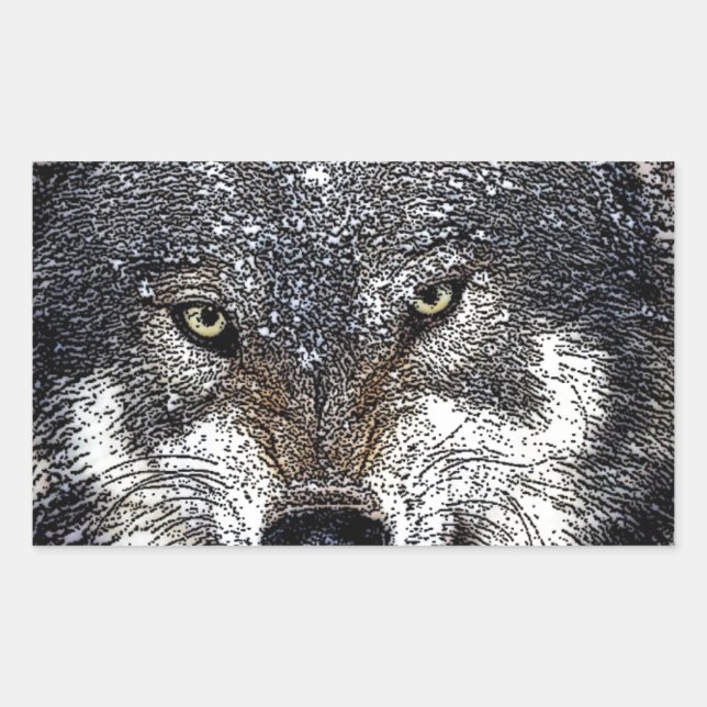 Wild Wolf Sticker (Front)