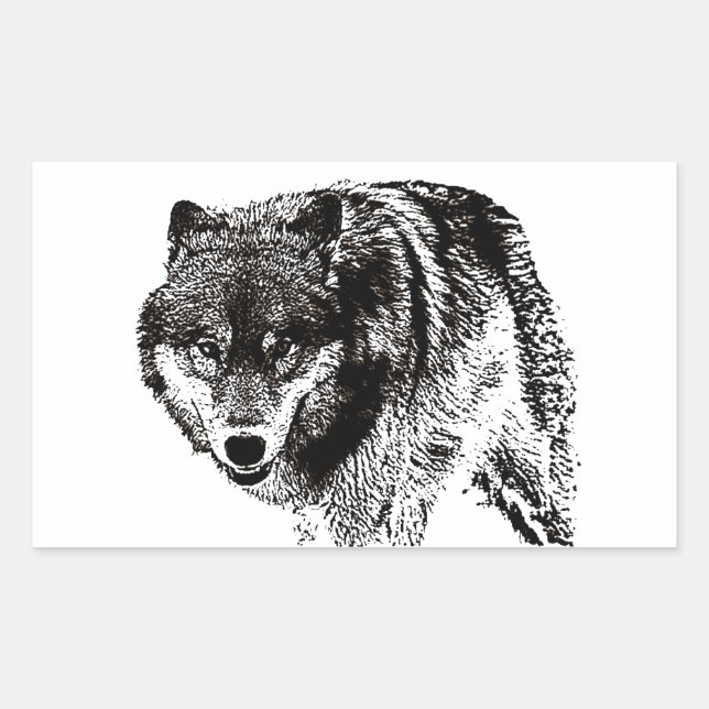Wild Wolf Sticker (Front)
