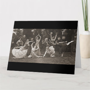 Wild Women Dance 1924 Card