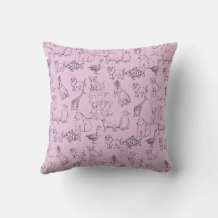 Wild Wonders Throw Pillow