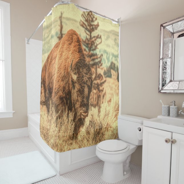 Wild Woodland Bison (In Situ)