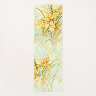 Wild Yellow Flowers Yoga Mat