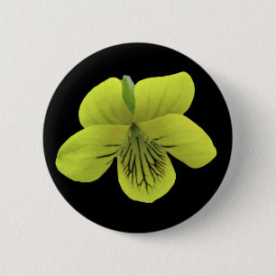 Wild Yellow Violet Coordinating Items 2 Inch Round Button
