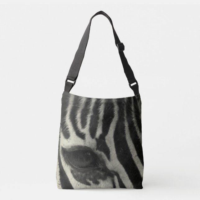 Wild Zebra Crossbody Bag (Front)