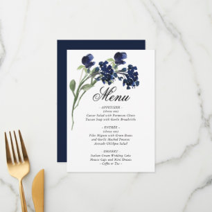 Wildbloom   Classic Blue Bohemian Garden Flowers Menu