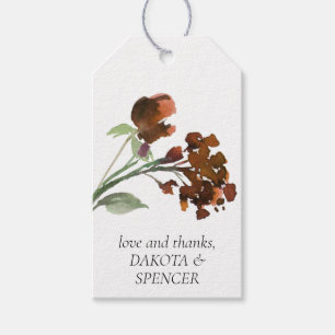 Wildbloom Terracotta Bohemian Love and Thanks Gift Tags