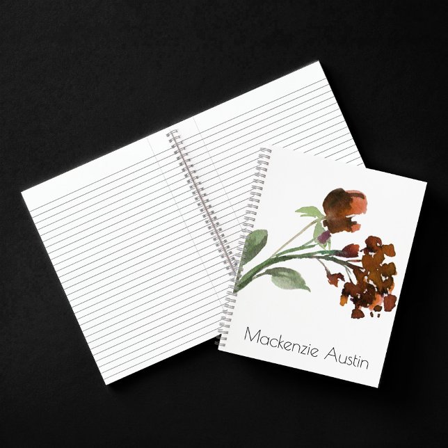 Wildbloom | Terracotta Orange Bohemian Custom Notebook (Creator Uploaded)