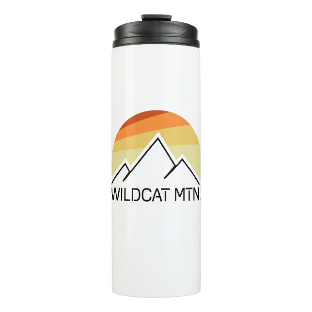 Wildcat Mountain New Hampshire Retro Thermal Tumbler (Front)