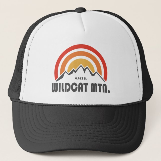 Wildcat Mountain New Hampshire Trucker Hat (Front)