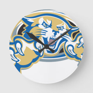 Wildcat Round Clock