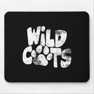 Wildcats Football School Sports Fan Team Spirit Mouse Pad