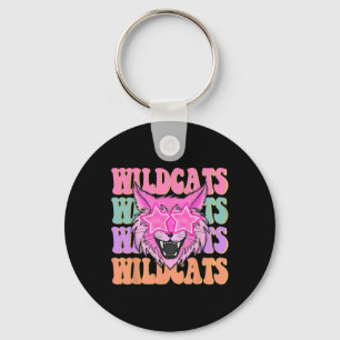 Wildcats School Mascot  Keychain