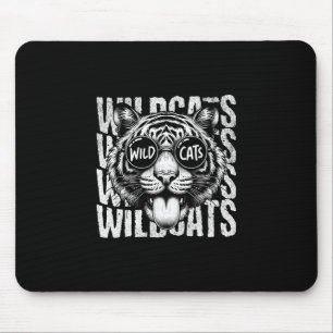 Wildcats School Sports Fan Team Spirit Ck To Schoo Mouse Pad