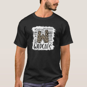 Wildcats School Sports Fan Team Spirit Mascot  Ble T-Shirt