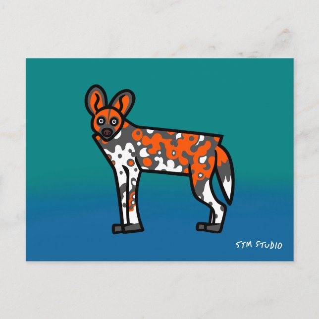 WILDDOG GRAFFITI ART Postcard (Front)