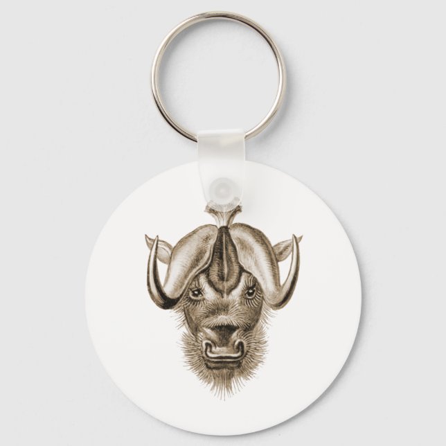 Wildebeest Keychain (Front)