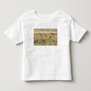 Wildebeests, Zebras and Giraffes Toddler T-shirt