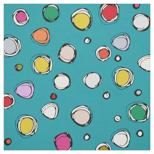 wilderdot blue fabric (Swatch)