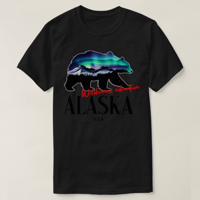 Wilderness adventure Alaska USA TShirt 2 (Design Front)