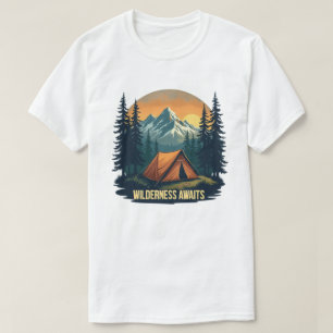 Wilderness Await T-Shirt   Aventure