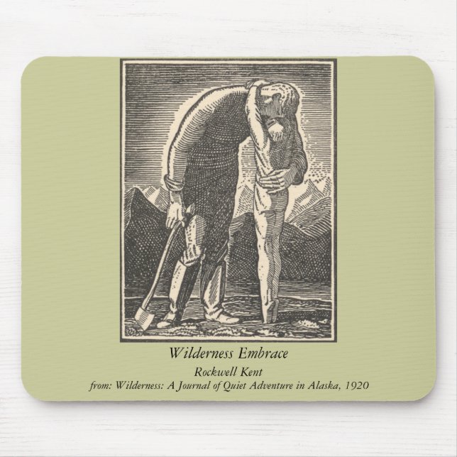 Wilderness Embrace Mouse Pad (Front)