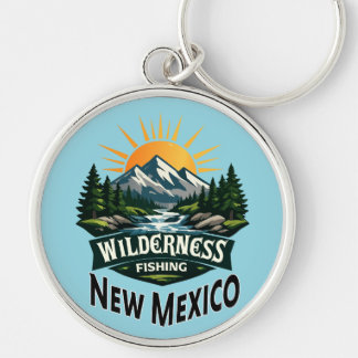 Wilderness fishing New Mexico Keychain