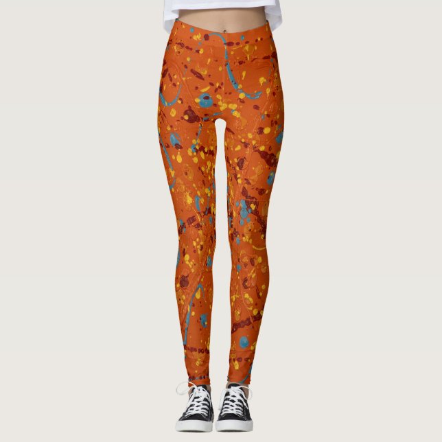 "Wilderness" Fun leggings (Front)