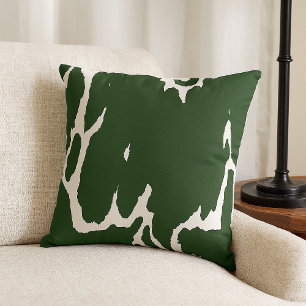 Wilderness Hide Smoky Forest Throw Pillow
