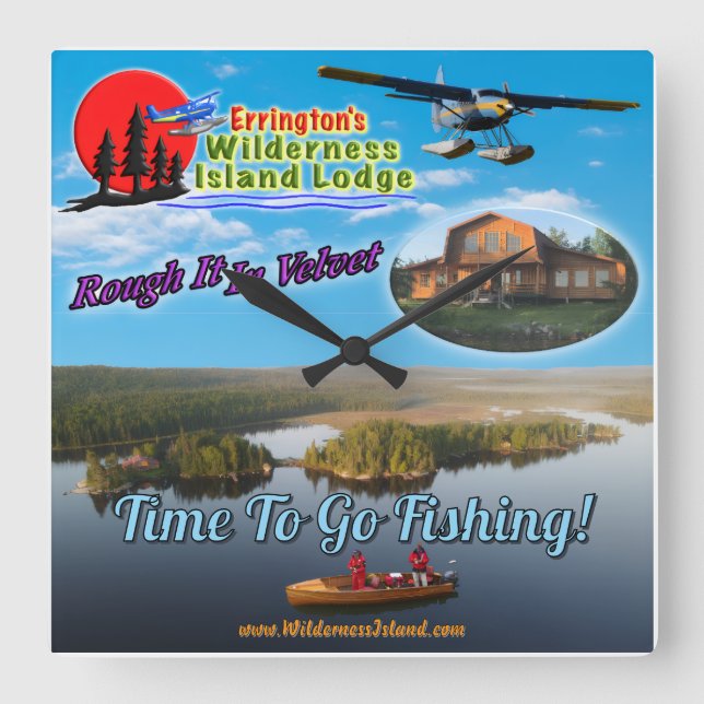 Wilderness Island Wall Clock (Front)