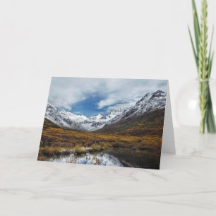 Wilderness Landscape - Alaska Interior Mountains Card